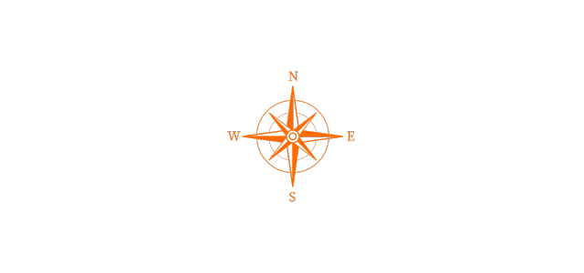 Icon of a compass. Description: Represents guidance.